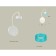 Wall lamp with Ambrella Light, XB9595251, GX53 LED 12 W switch, white sand, blue color