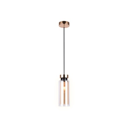 Suspended lamp with a replaceable lamp Ambrella Light, Traditional, Tr3571, E14, Color Gold-1