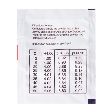 Boofer powders for calibration pH meters, 3 pcs (4.01, 6.86, 9.18)-2