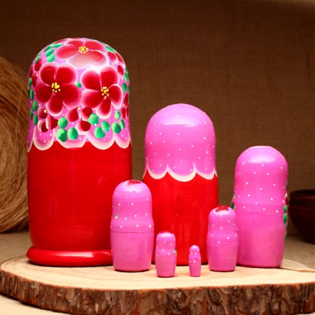 Matryoshka 7-doll "Agatha", 20-22 cm-1
