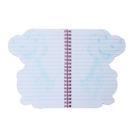 Figure notebook 48 sheets, A6, line, on the crest, holography, voluminous applique "animals", mix-8