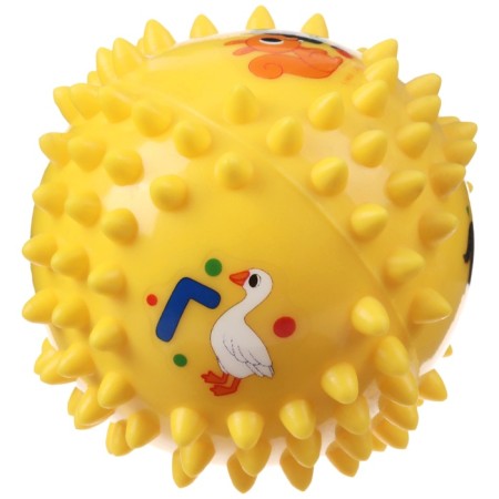 Developing tactile ball "Baby" , with a squeak, 1 pc, diameter 9, types of mix, crumb I-5