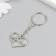 Trick Metal "Heart - Rhythm" silver 3x2.4 cm