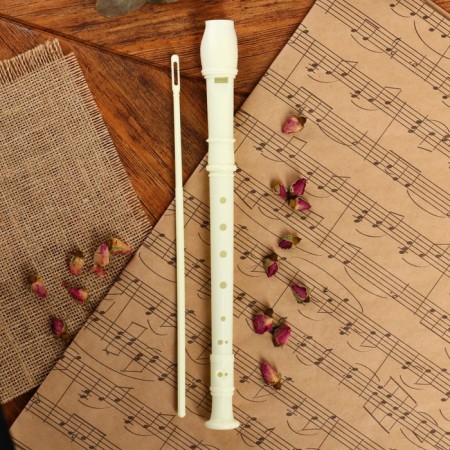 Music Life Blockflate, beige, German system, soprano, 30 cm-1