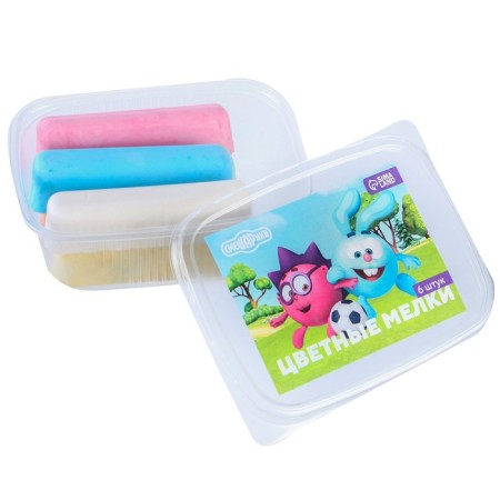 Set of colored crayons of smeshariki, 6 colors-5