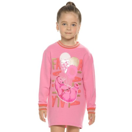 Sweatshirt for girls, height 92 cm, pink color