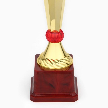 The 174V Cup, award figure, gold, plastic stand, 29.3 x 10 x 7.5 cm.-5