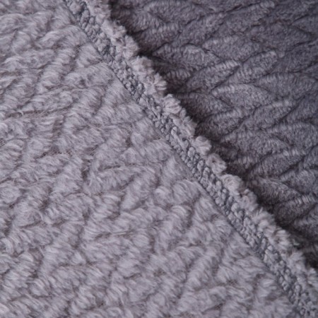 Placed Kolette, 180x200cm, Gray, Velsoft 270g/m, polyester-4