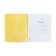 Notebook 18l yellow, layer of the region, with alphabet, block offset