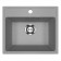 Kitchen is a kitchen from the stone Uperwood Econ UPD-408, 003, rectangular, color 003 Gray matte