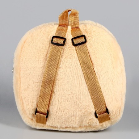 Baby plush backpack for the girl “Flower Fluff”, 24 × 22 × 7 cm-4