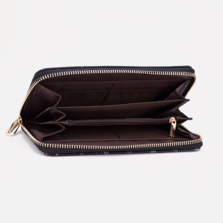 Women's wallet with lightning, black color-2