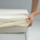 Vileshin sheet "Fergi", size 200x160x25 cm, cream color