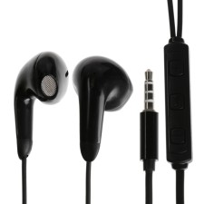 Наушники  ERGOLUX ELX-WHP01-C01, проводные, вкладыши, микрофон, Jack 3.5мм, 1.2м, черные