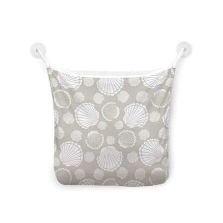Organizer in a bath on suction cups "Parade of shells", for storing toys and trifles, size 33x39 cm-2