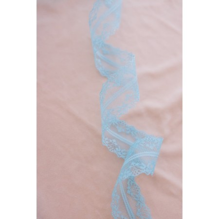 Capricon lace, 40 mm × 10 ± 1 m, blue color-3