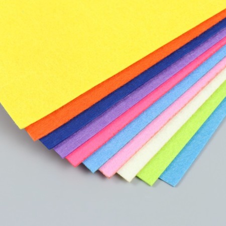 Hard felt 2 mm 20x30 cm, assorted-1