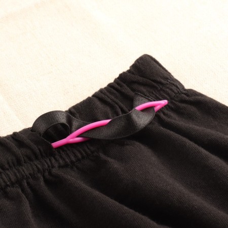 Flexible knitting needle for rubber bands / braid / cord, 58 cm, pink color-5