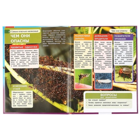 The most dangerous insects. Encyclopedia with developing tasks-2