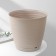 Pot for flowers with a Saffron pallet, 5.4 l, d = 22.4 cm, h = 20.5 cm, beige color