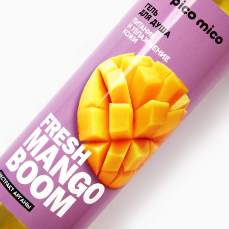 Shower gel Fresh Mango Boom, 400 ml, mango aroma, Pico Mico-5