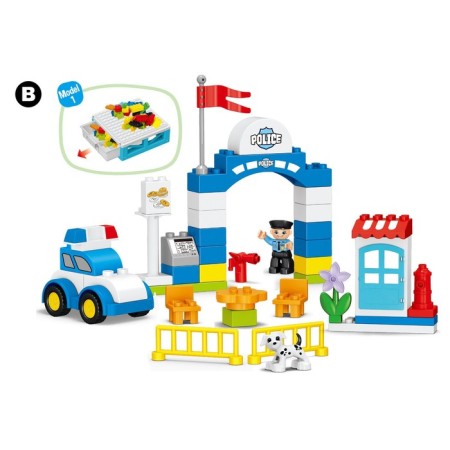 Designer "Police Party", 2 assembly options, 48 ​​parts-2