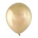 Latex ball 18 "Mirror balls, chrome gold, set of 5 pcs.