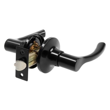 Latch (fashion 3186), interior, glossy black color-1