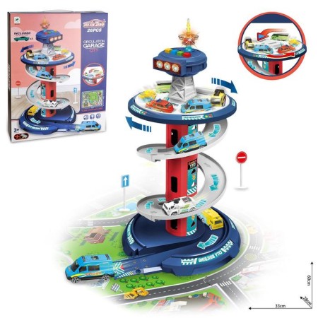 Parking "Racing in a circle", 3 cars in the kit, light and sound