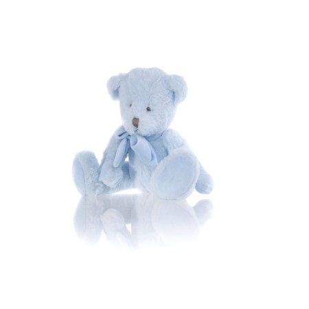 Gulliver soft toy Bear with a bow, blue color, 22 cm-8