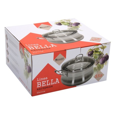 Castle Regent Inox Bella, size 20x11 cm, 3.5 liters-1