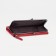 Women's wallet on magnets, red color