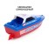 The boat "Sea Patrol", works from batteries, swims
