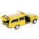 Metal GAZ-2402 Volga Taxi, 12 cm, doors and trunk open, yellow color