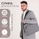 Laptop bag, gray color