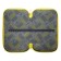 Penal 2 sections, 125 x 205 x 40 mm, calligrata 30p26/2 "Mask 2", laminated cardboard