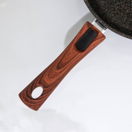 Granit Ultra Original pan, D = 24 cm, removable handle, anti -stick coating, black color-3