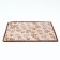 Animal rug, bilateral (fleece+rattan), 40 x 30 cm, beige