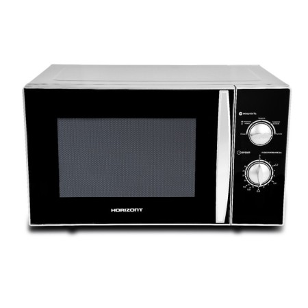 Horizont 23 MW 800-1378 AAS, 23 l, 800 watts, silver-hourly microwave oven-4