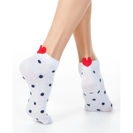 Women's socks Active, size 23, white color