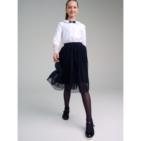 Knitted skirt for girls, height 152 cm-2