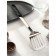 Stainless steel blade with holes of the Home share, length 38.5 cm, thickness 3 mm