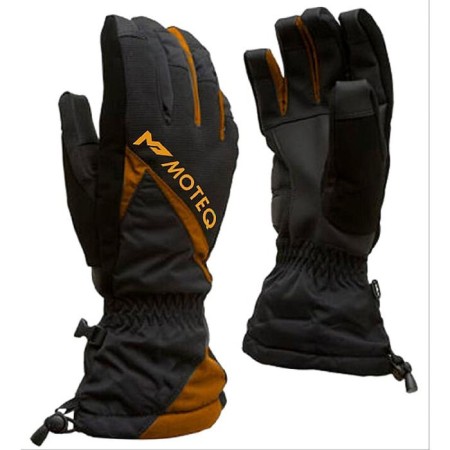 Winter gloves "Snowball", size XXL, black, orange