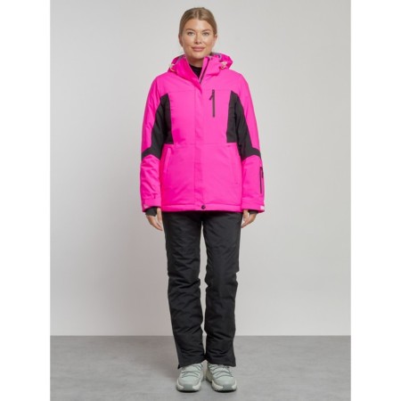 Ski costume female winter, size 44, pink color