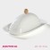 Porcelain shade, 20 × 13 × 9 cm, white color