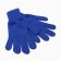 Female gloves, blue color, size 18