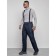 Semi-combineson ski insulated male winter, size 56, dark blue color