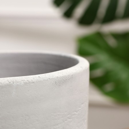 Flower pot "Roll" concrete, graphite, 4 liters-2