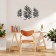 Decoration wall for the interior, panel on the wall of wood "leaves", 3 modules 58 x 32 cm