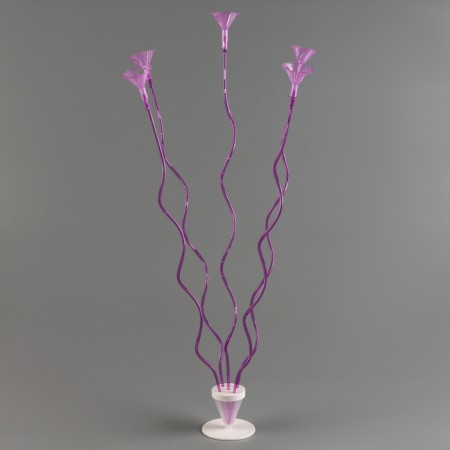 Set "wave", wand+holder+stand, set of 5 pcs., Violet
